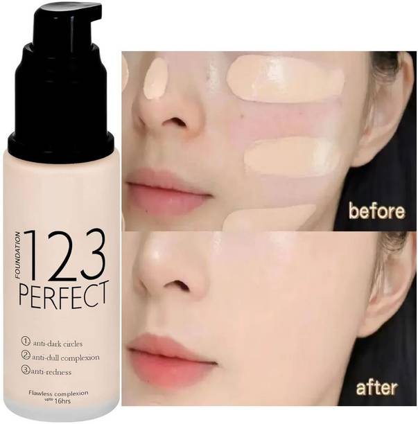 FLORERO Liquid Foundation High Coverage Makeup Base Foundation
