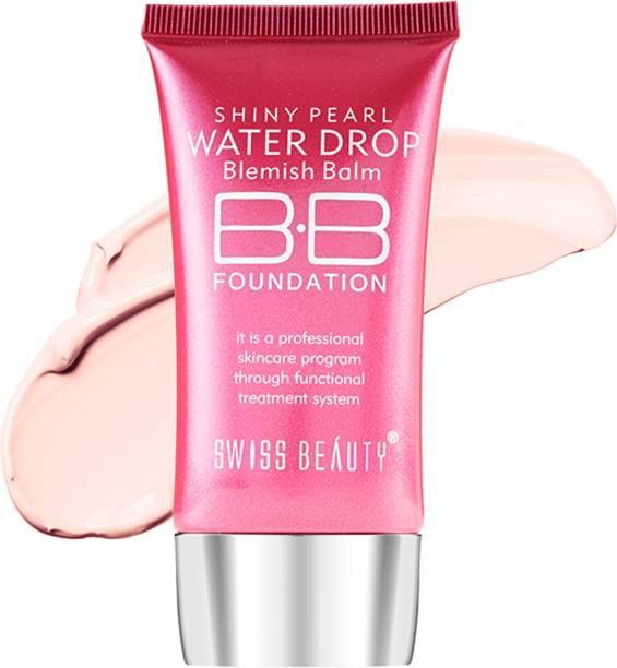 SWISS BEAUTY Matte Shiny Pearl Water Drop Blemish Long Lasting Balm Bb Liquid Foundation