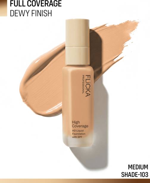 Flicka HD Liquid Foundation 16hr Long lasting Foundation