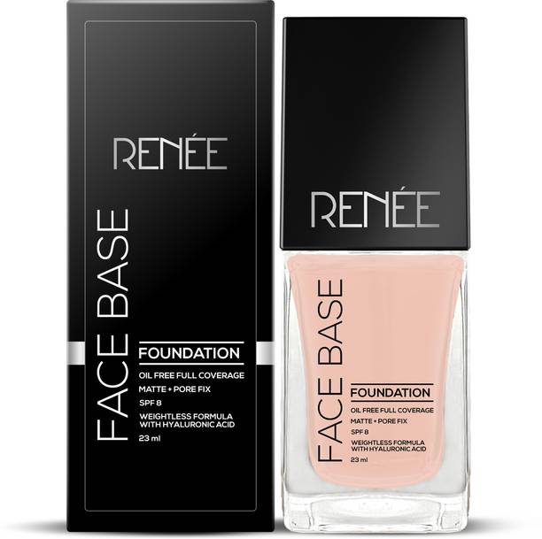 Renee Face Base Liquid Foundation, SPF 8 Protection, Weightless, Matte Finish Color Foundation