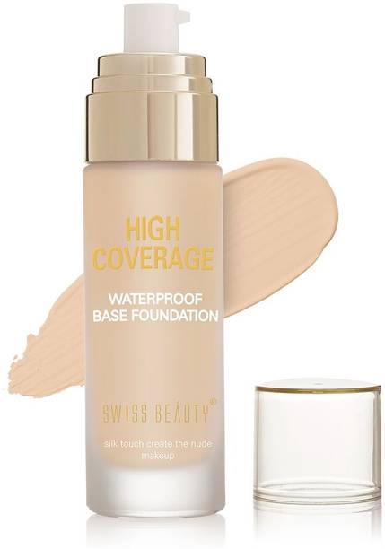 SWISS BEAUTY High Performance Liquid Foundation | Water-Resistant | Dewy | Vit C&Niacinamide Foundation