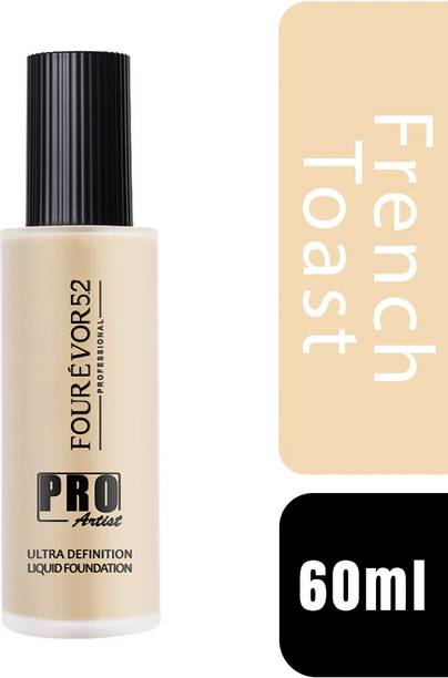 FOUREVOR 52 Pro Artist Makeup Ultra Definition FullCoverage Liquid  Foundation
