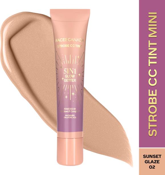 FACES CANADA Strobe CC Tint Mini | 5in1 with BB/CC Cream + Highlighter + Foundation