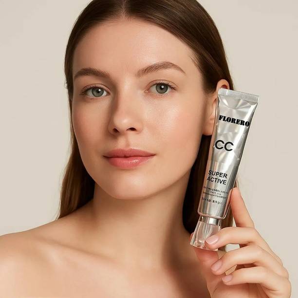 FLORERO Lightweight Makeup CC Cream for Women with Hydrating Smooth Skin Coverage Foundation