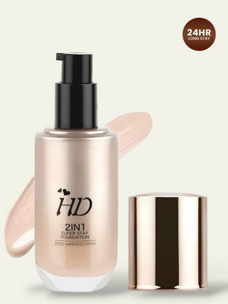 JehranLehran HD 2in1 Liquid Super Stay Foundation | Perfect Coverage | SPF 30+ Foundation
