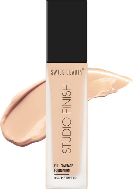 SWISS BEAUTY Studio Finish Full Coverage Foundation - (Ivory Rose, 30ml) Foundation