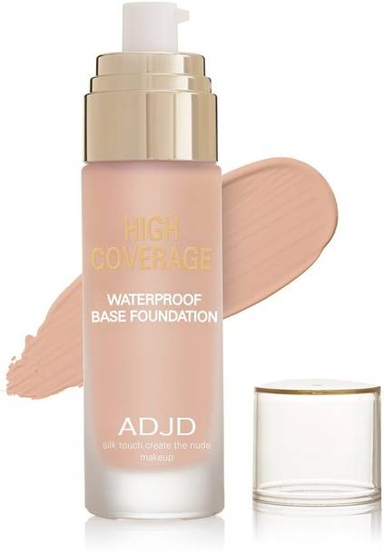 ADJD High Coverage Liquid Foundation | Blemish Free & Blendable Makeup  Foundation
