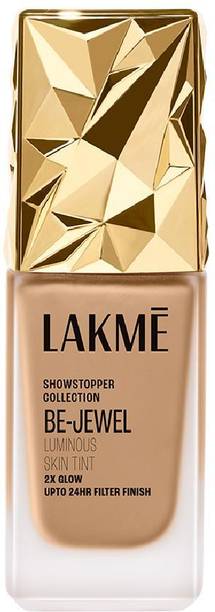 Lakmé Be-Jewel Luminous Skin Tint |Up To 2X Luminous Glow | Cool Walnut Foundation