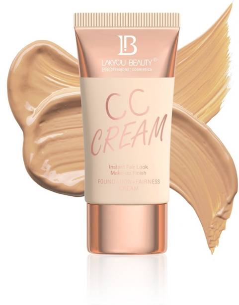Lakyou Beauty CC Cream Instant Fair Look SPF-15 Matte Non Oily Feel Even Skin Tone Foundation
