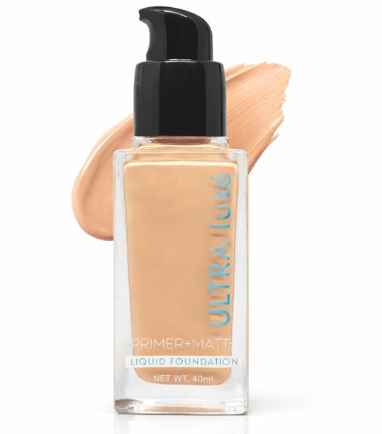 Maxmatch Ultra Luxé Primer + Matte Liquid Foundation, Full Coverage, Long-Lasting, Foundation