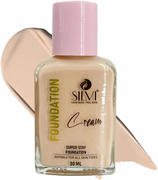 SILVI Perfecting Liquid Foundation Cream|Waterproof Full Coverage Long Lasting 12hrs Foundation