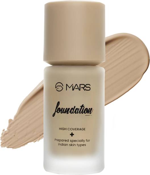 MARS SPF55 PA++++ High Coverage Liquid | Blemish Free & Blendable Makeup Foundation
