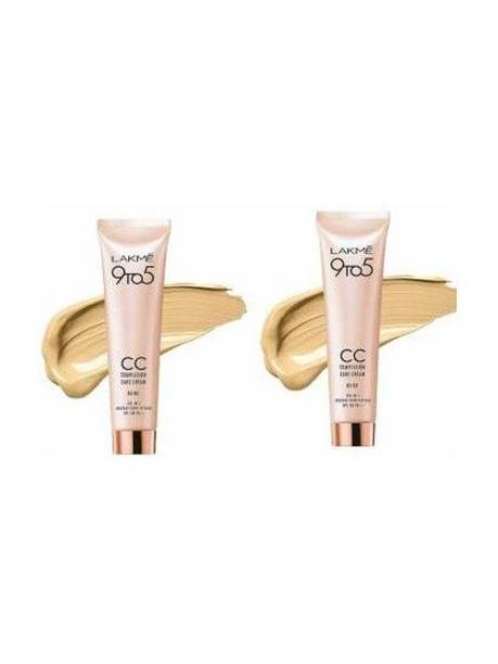 Lakmé 9to5 CC Complexion Care Face Cream(For Fair Skin Tone) -Pack of 02 Foundation