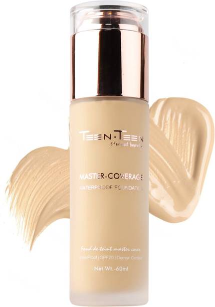 Teen Teen Master Coverage Waterproof Foundation, Light Weight, Matte Finish with SPF20 Foundation