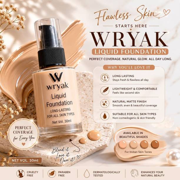 wryak Smooth Foundation Oil Control Formula 30ml Foundation