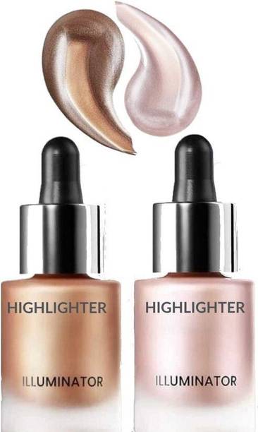 butch London Iconic Illuminator Liquid Highlighter | Radiant Glow Makeup | Pack of 2 Foundation