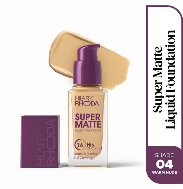Hilary Rhoda Super Matte Liquid Foundation with Spf 20 | Matte & Poreless Finish Foundation