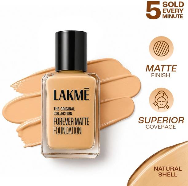 Lakmé Forever Matte , Superior Coverage, Vit E, Lightweight Foundation