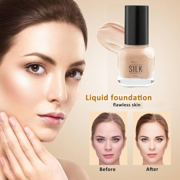 Sheny NEW LIQUID FOUNDATION, SMUDGE PROOF , FLOWLESS , NATURAL LOOK (PACK OF-1) Foundation