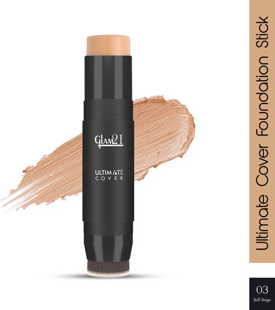 ग्लैम21 Ultimate Cover Foundation Stick Easy to Blend & Gives Matte Finish upto 12 Hours Foundation
