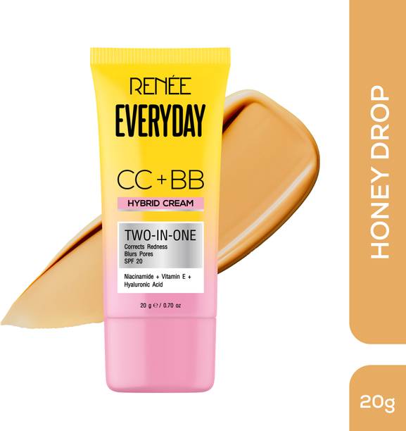 Renee Everyday CC+BB Cream - SPF 20, Corrects Redness, Hydrates Skin Foundation