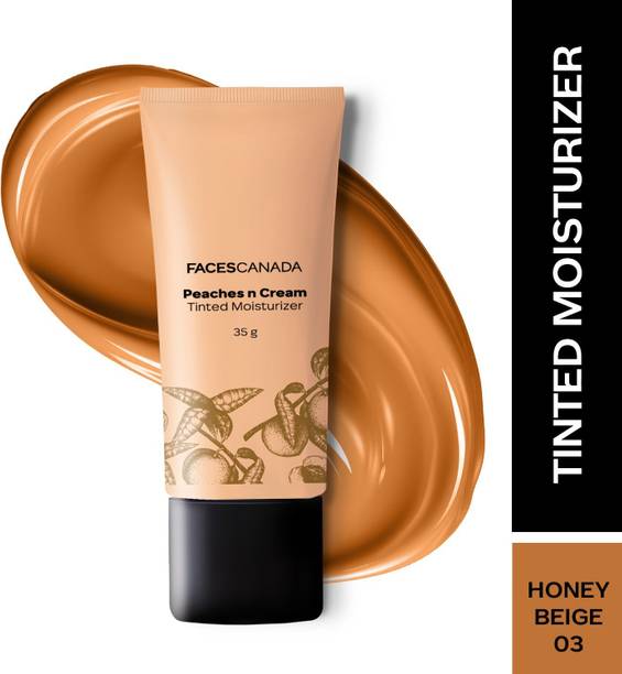 FACES CANADA Tinted Moisturizer - Peaches N Cream | Sheer Coverage | Natural Glow Hydrating Foundation
