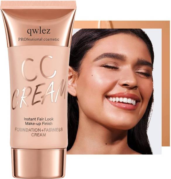 QWLEZ CC Cream Smooth Texture Face Base Cream Foundation