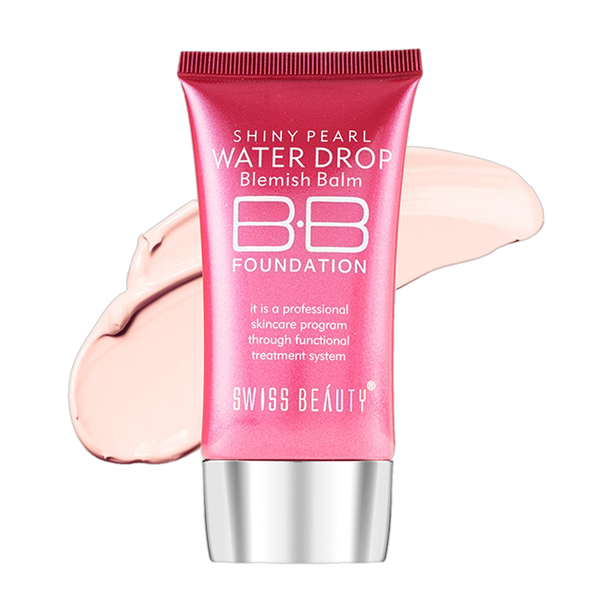 SWISS BEAUTY Pearl Water Drop BB Cream | Lightweight | Long Lasting | Radiant Finish Foundation