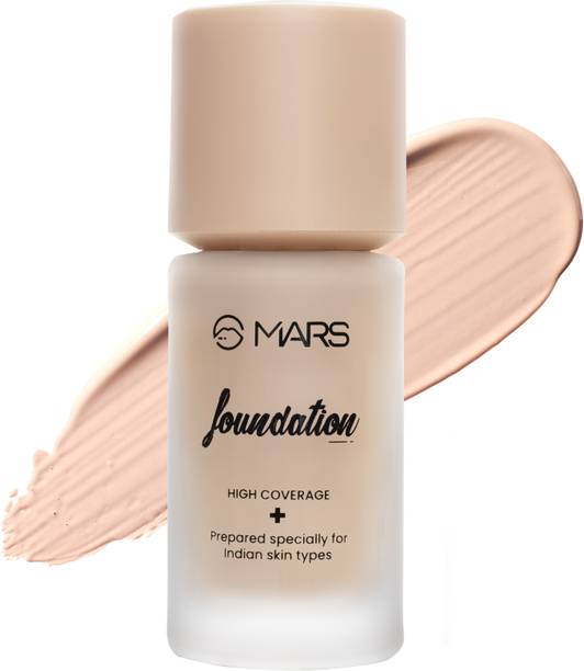 MARS SPF55 PA++++ High Coverage Liquid | Blemish Free & Blendable Makeup Foundation