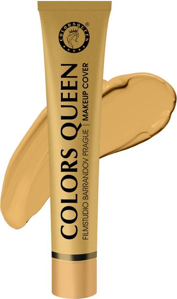 COLORS QUEEN Film Studio Makeup Cover Foundation with SPF-30, Full Coverage & Waterproof Foundation