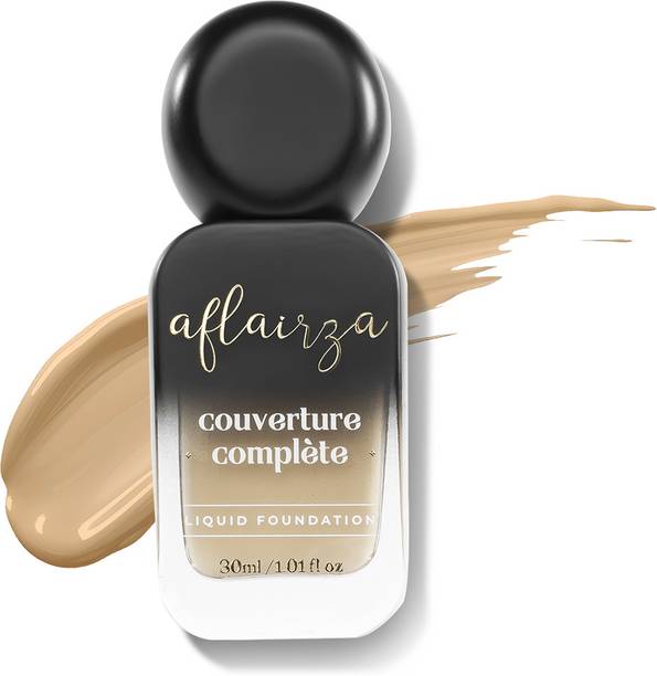 AFLAIRZA Couverture Liquid Foundation Long-lasting Full Coverage Hydrating & Nourishing Foundation