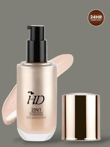 JehranLehran HD 2in1 Liquid Super Stay Foundation | Full Coverage | SPF 30+ Foundation