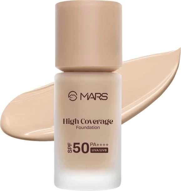 MARS SPF50 PA++++ High Coverage Foundation | Tested by IN-VIVO with 5 Star Foundation