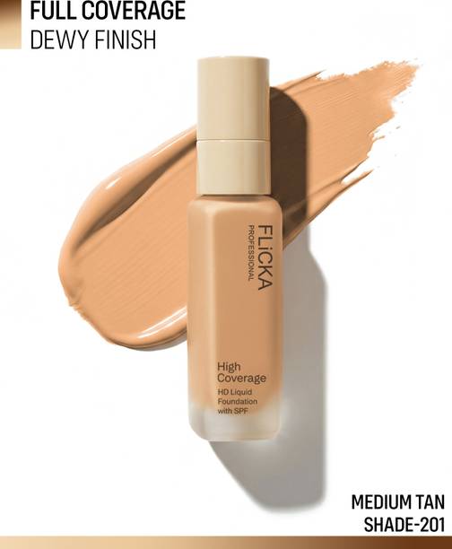 फ्लिका HD Liquid Foundation 16hr Long lasting Foundation
