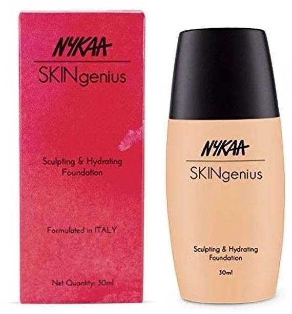 NYKAA SKINgenius Sculpting & Hydrating Foundation - Almond Beige 02 (30ml) Foundation
