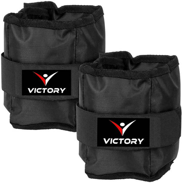 VICTORY Professional (500 gm X 2) Pair Black Ankle & Wrist Weight