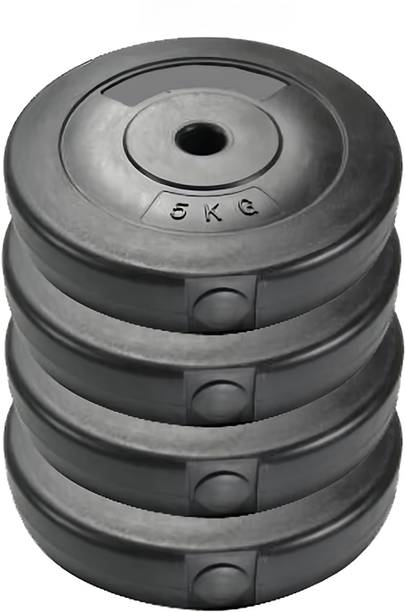 Radhikasports 20 KG PVC PLATE Black Weight Plate