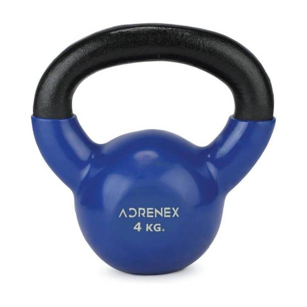 Adrenex by Flipkart 4kg Vinyl Coated, Anti Slip Kettlebell