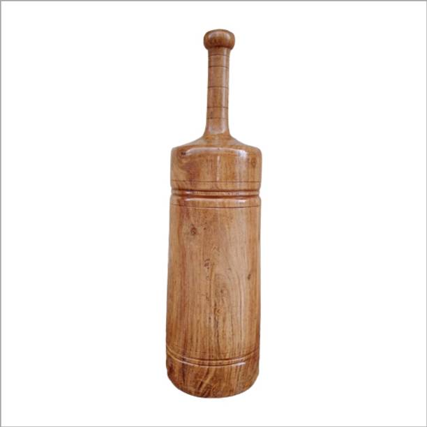 AgniMode 2kg natural vernished polish mugdar for home gym exercise Multicolor Indian Clubs