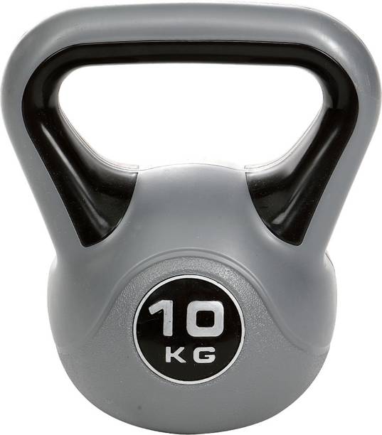 COUGAR Plastic Premium Kettle bell Free Weight, For Home and Gym Fitness Strength Grey Kettlebell