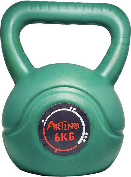ARTINO 6Kg Kettlebell For Cardio Training Home& Gym Fitness Workout Bodybuilding Weight Green Kettlebell