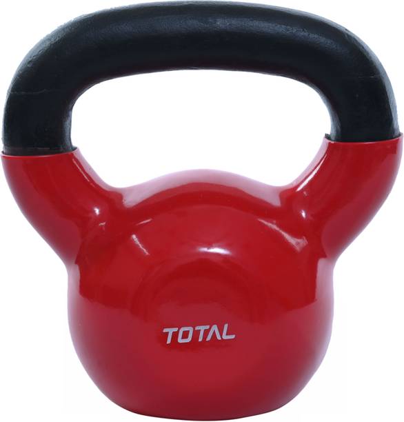 Total sports & fitness TOTAL Half-Coated Neoprene Kettlebell Red Kettlebell