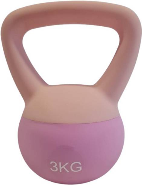 Nlive Soft Premium Kettlebell for Strength/Fitness/Yoga/Gym- 3kg Multicolor Kettlebell