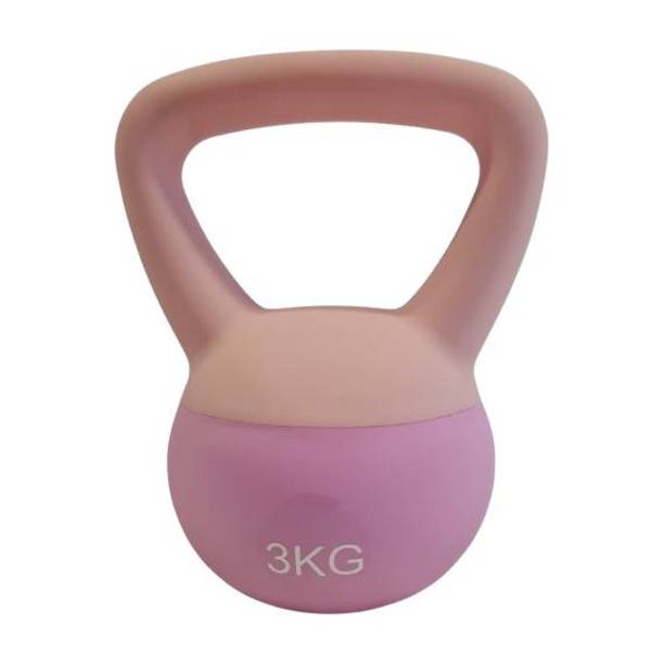 Nlive Soft Premium Kettlebell for Strength/Fitness/Yoga/Gym- 3kg Multicolor Kettlebell