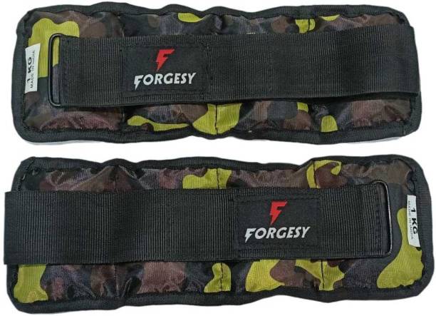 Forgesy ANKLE WEIGHT 1 KG (2 PC) (Camouflage) Multicolor Ankle & Wrist Weight