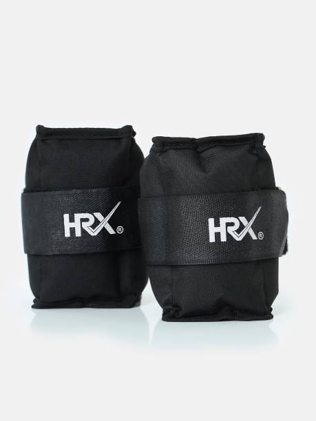 HRX Ankle & Wrist Weight Bands -1 Pair Black Ankle & Wrist Weight