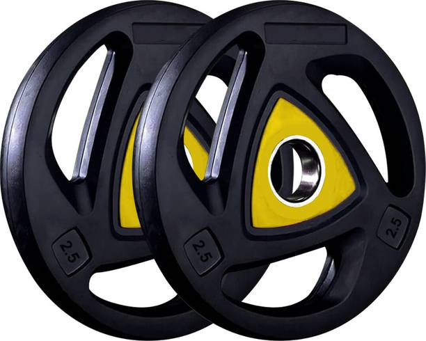 FITRXX Olympic Viva Barbell weight plate (2.5kg x 2) 50MM Black Weight Plate