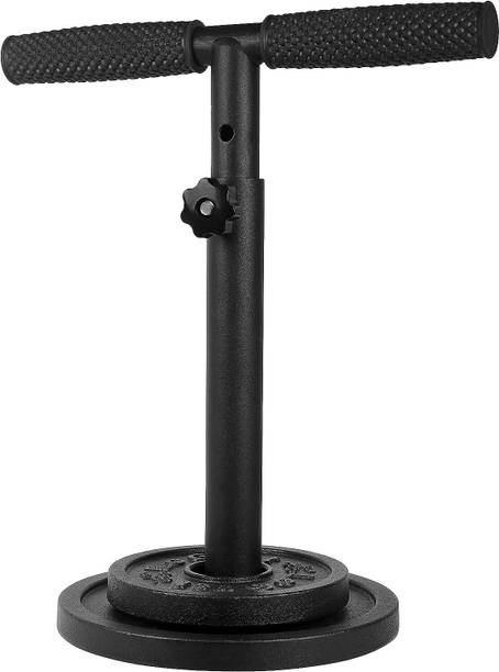 IRIS Adjustable Kettlebell Trainer - Compatible with 2-inch Weight Plates Black Kettlebell