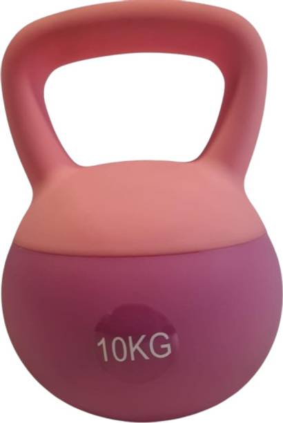Nlive Soft Premium Kettlebell for Strength/Fitness/Yoga/Gym- 10kg Multicolor Kettlebell