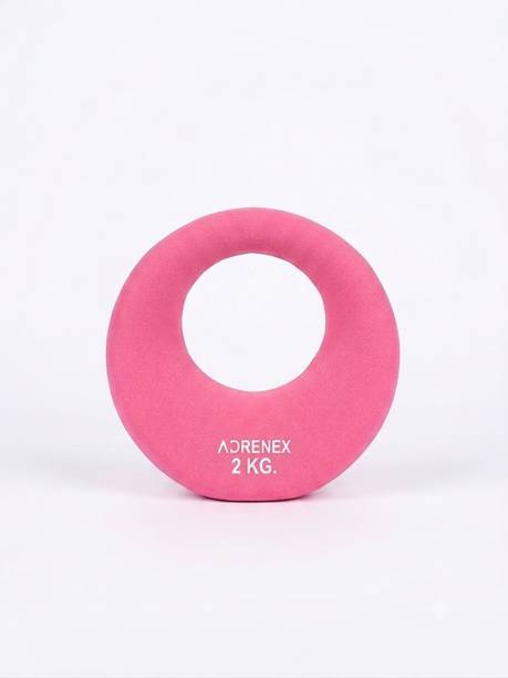 Adrenex Moon Fit 2KG Kettlebell for Gym & Home Workout, Strength Training Pink Kettlebell